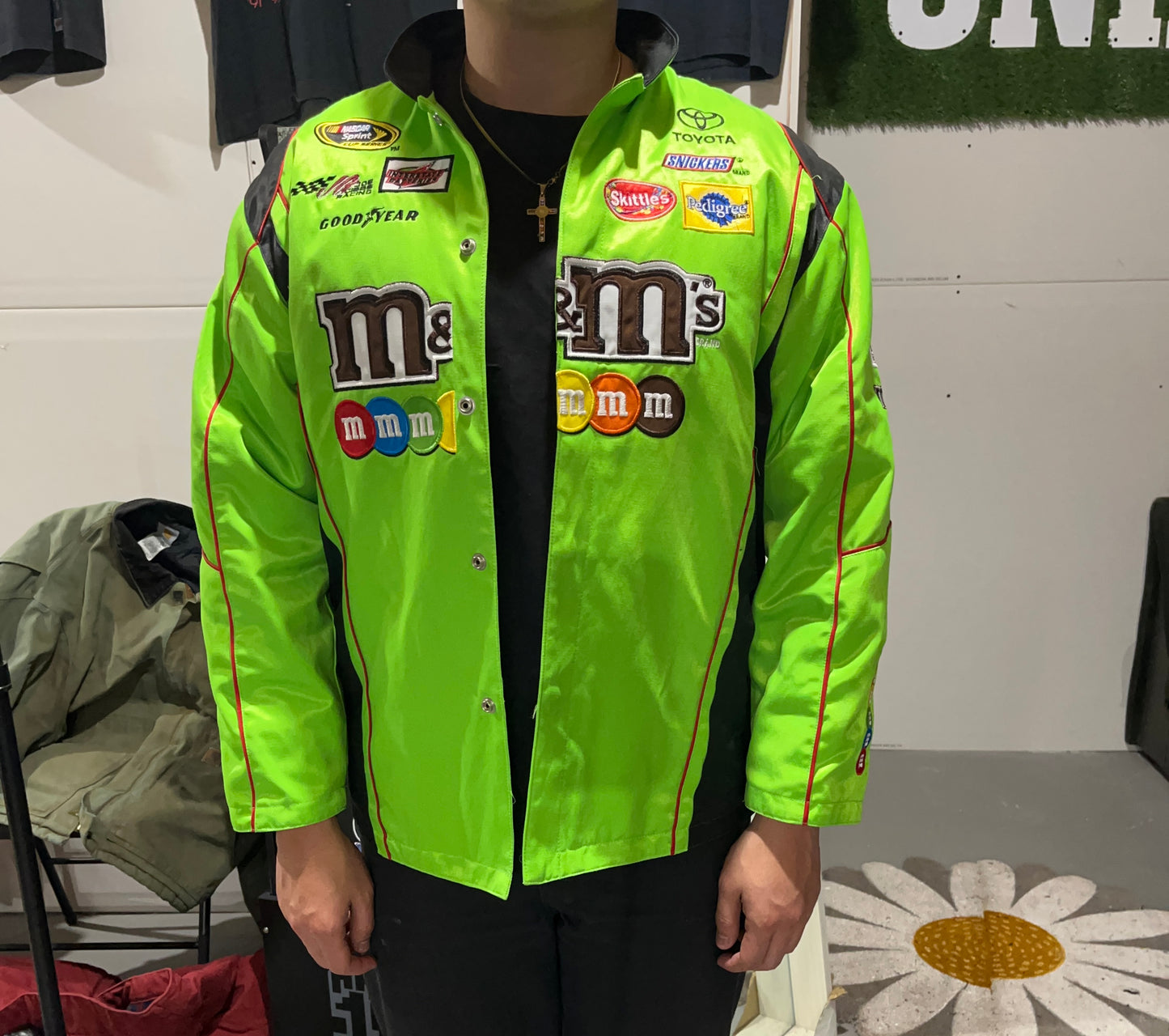 Vintage Chase Nascar M&M's Racing Jacket