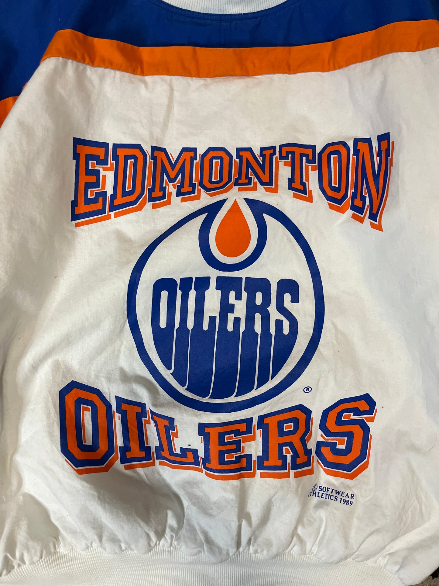 Vintage 90's Softwear Athletics Edmonton Oilers Sweater