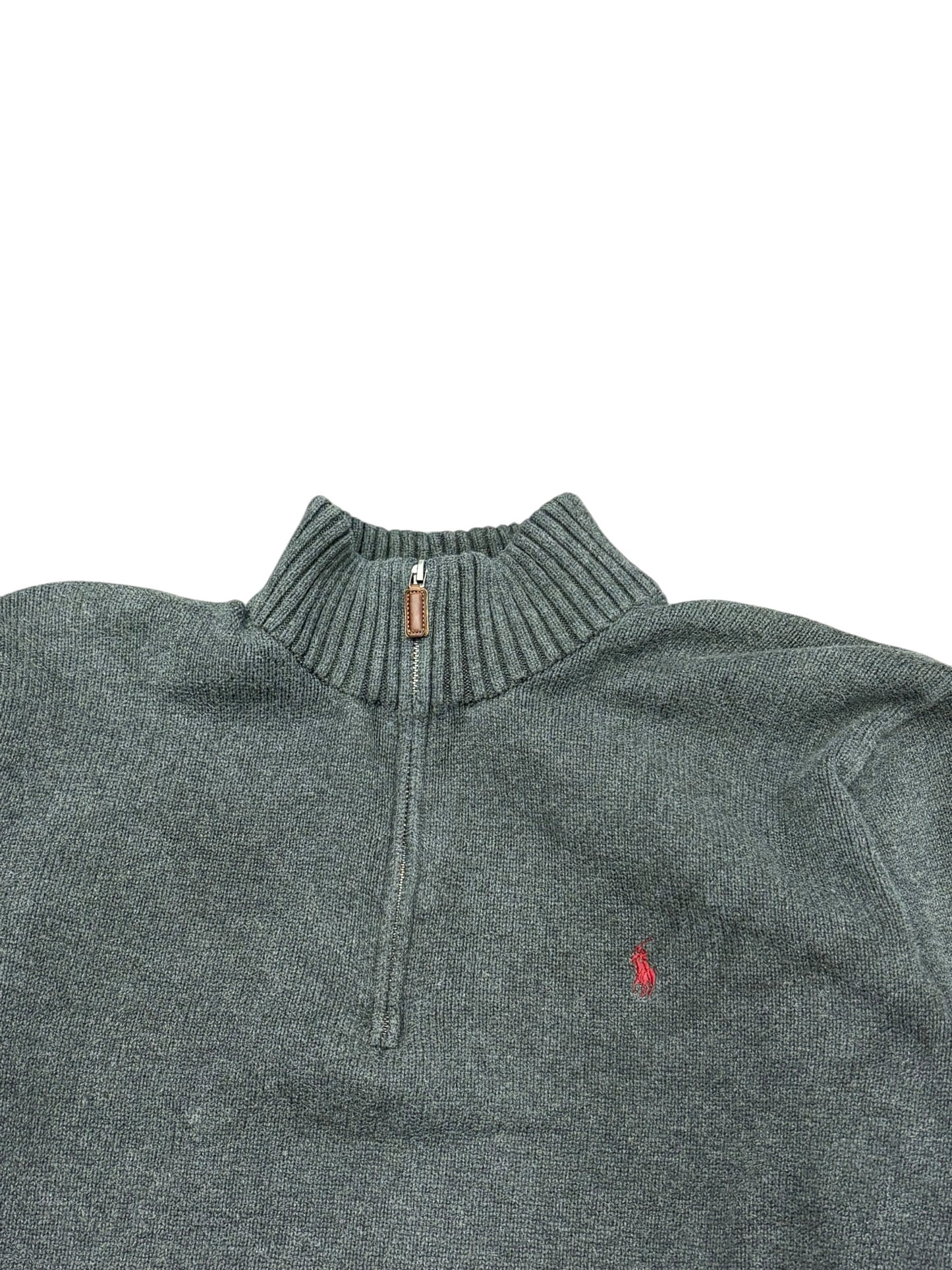 Vintage Ralph Lauren Half- Zip Knit Sweater