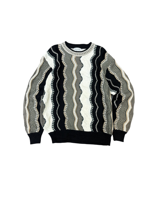 Vintage "Mugger" 3D Knit Sweater