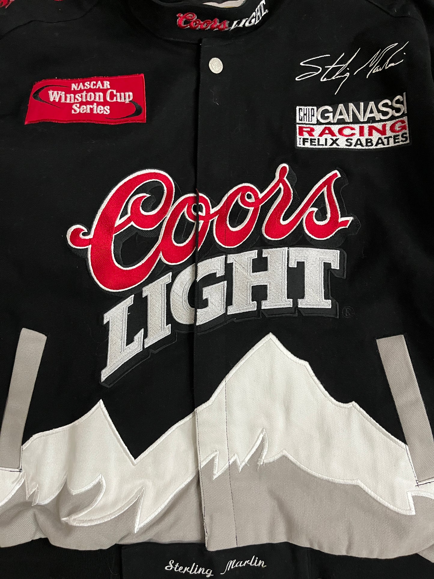 Limited Edition Vintage Nascar "Coors Light" by Jeff Hamilton Racing Jacket