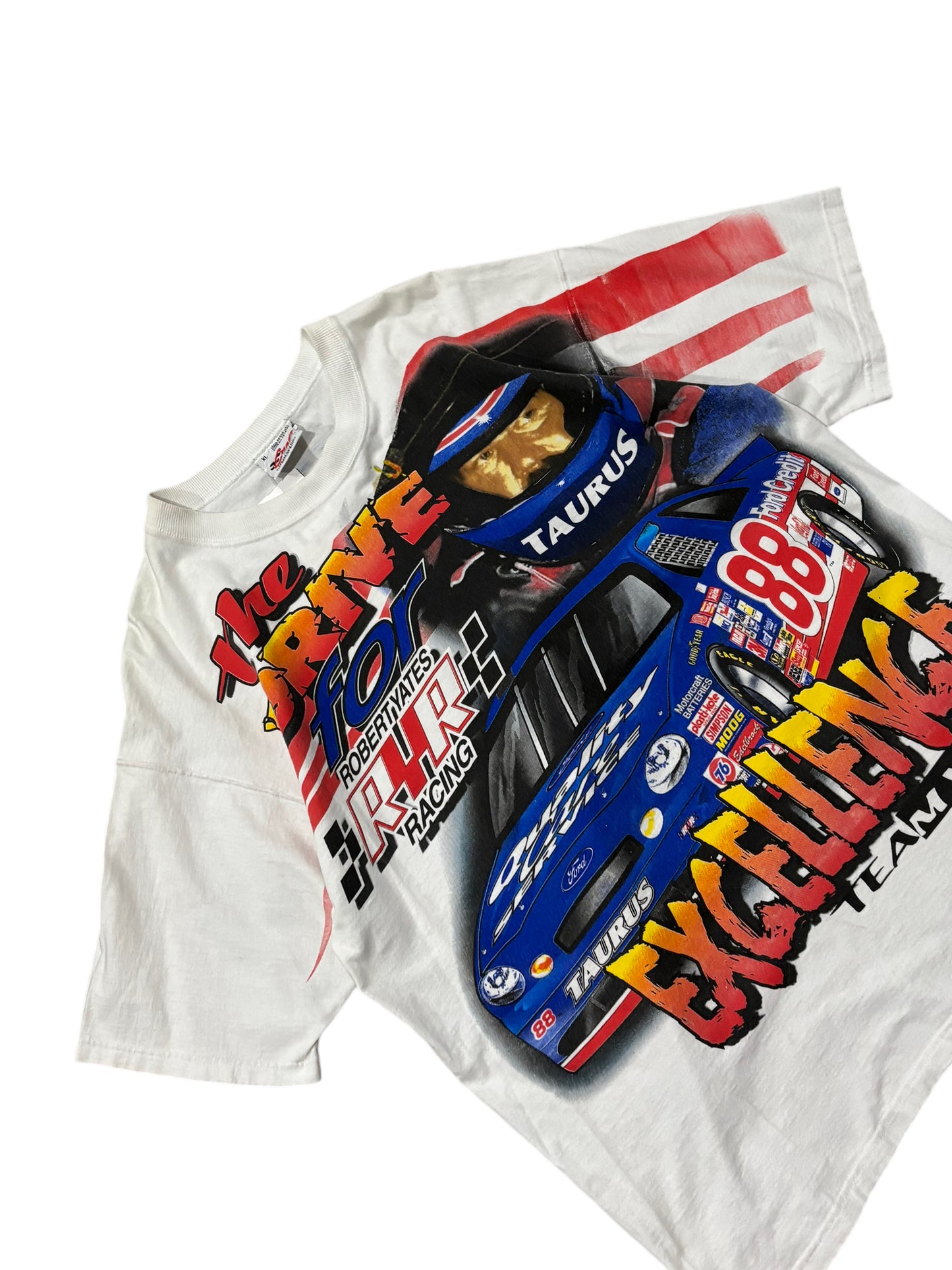Vintage Nascar The Drive For Excellence "Robert Yates" AOP Tee