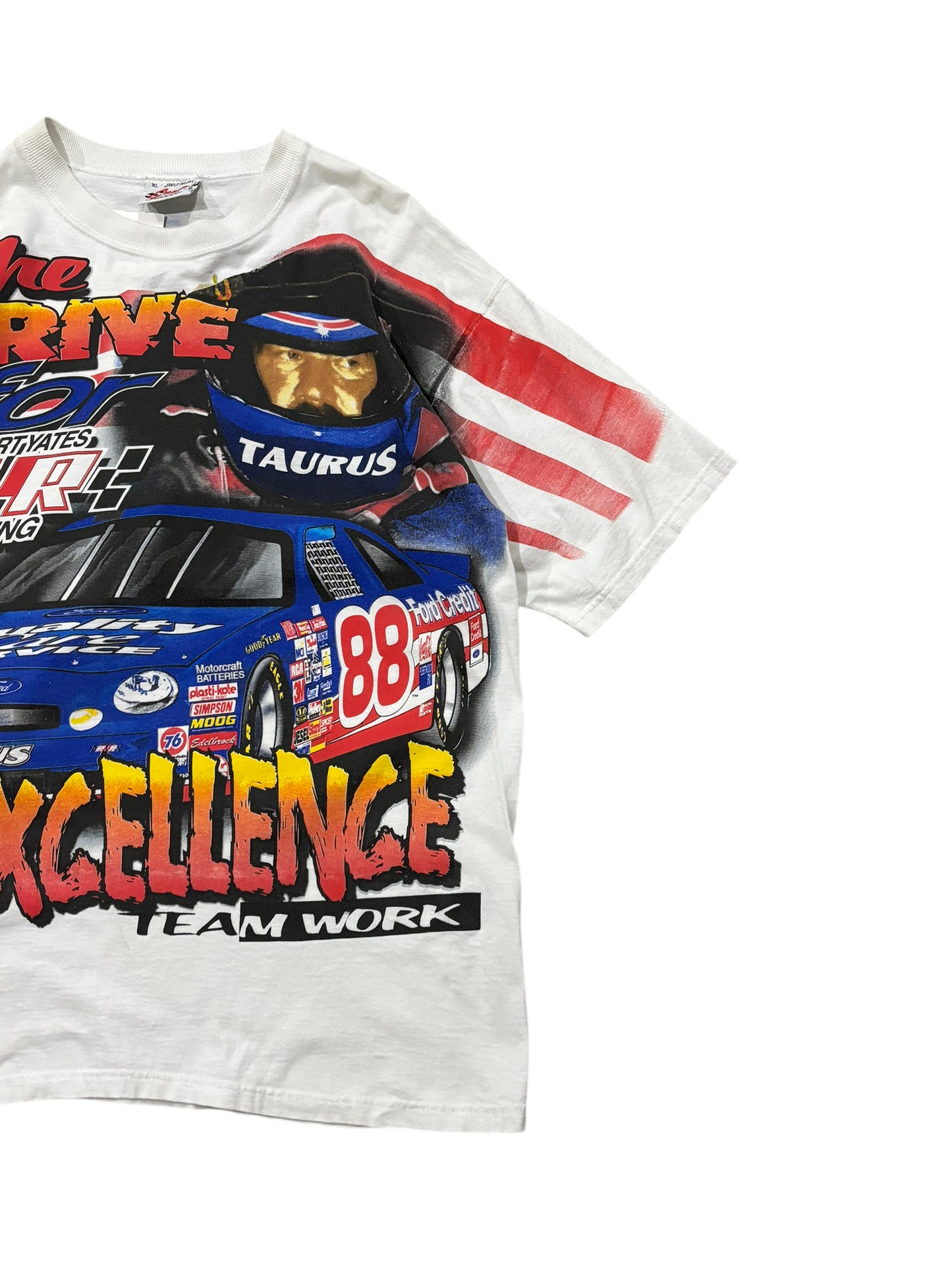 Vintage Nascar The Drive For Excellence "Robert Yates" AOP Tee