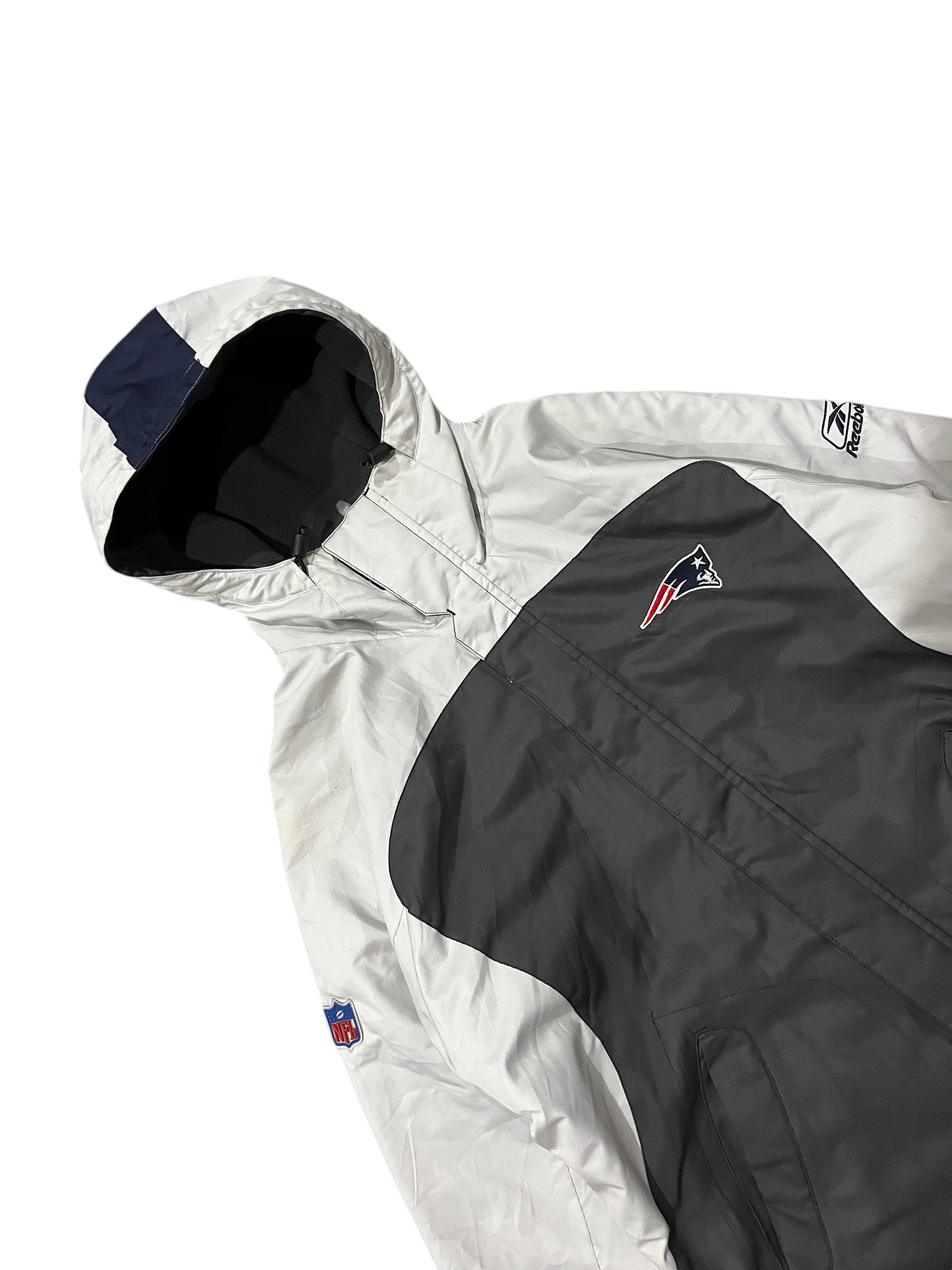 Y2k NFL England Patriots Hooded Jacket