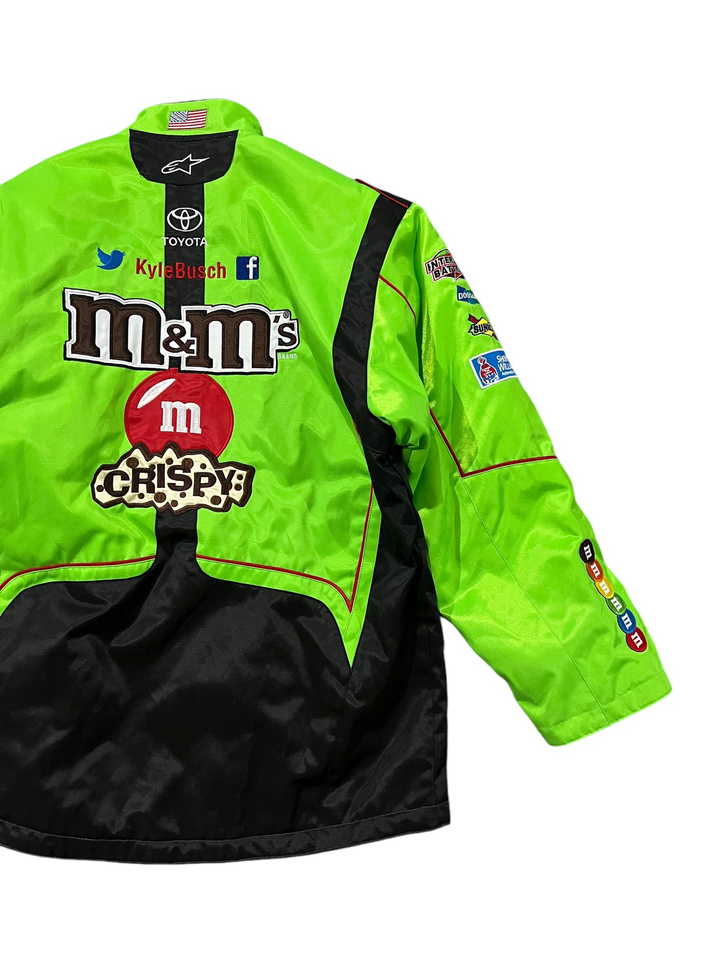 Vintage Chase Nascar M&M's Racing Jacket
