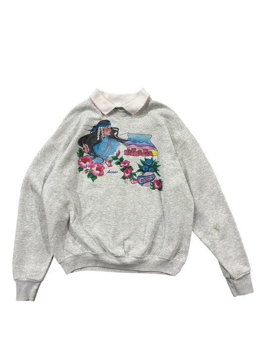 VIntage Floral Arizona Collared Sweater