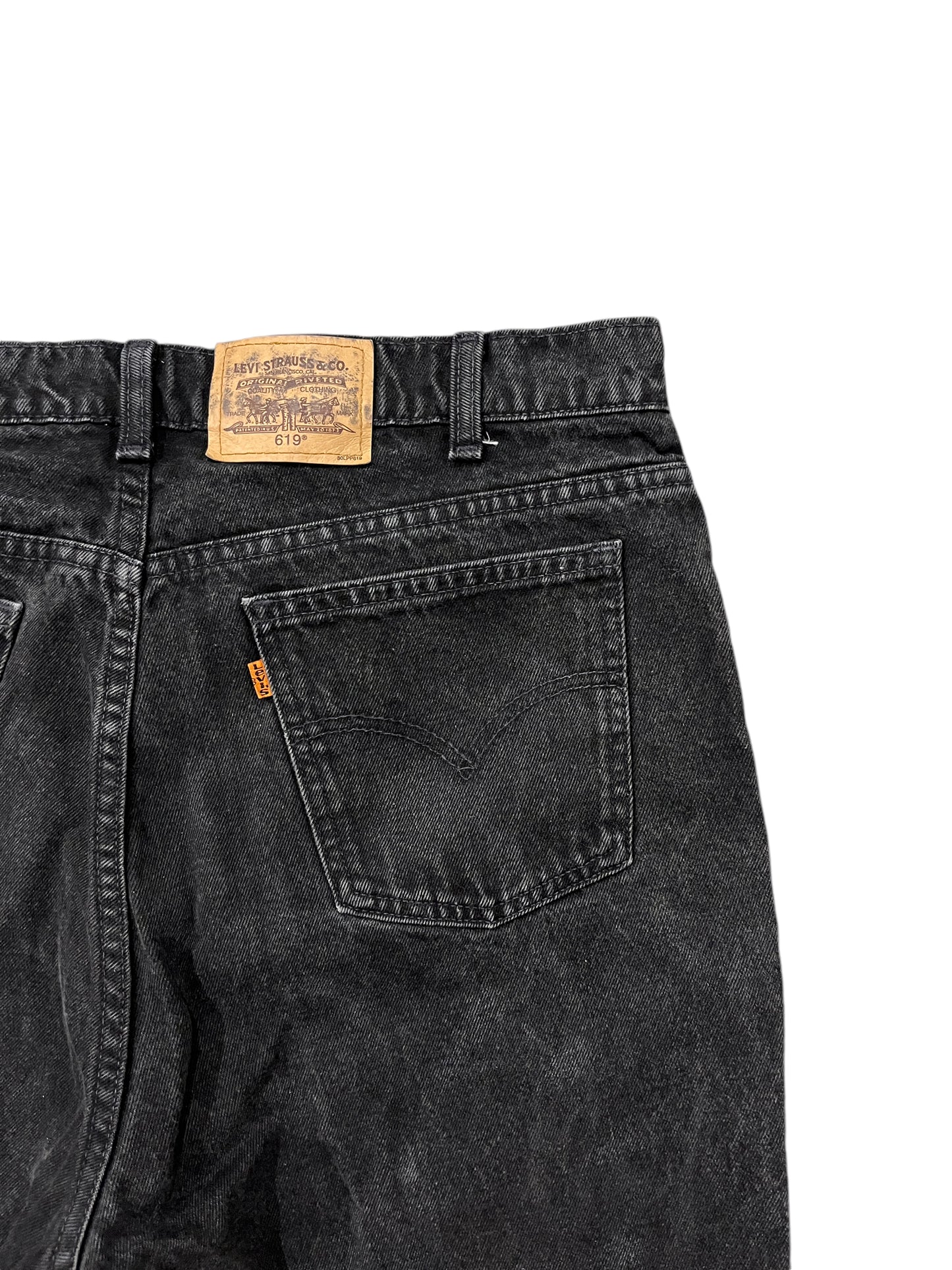 Vintage Levi's Orange Tab Black Denim Pants