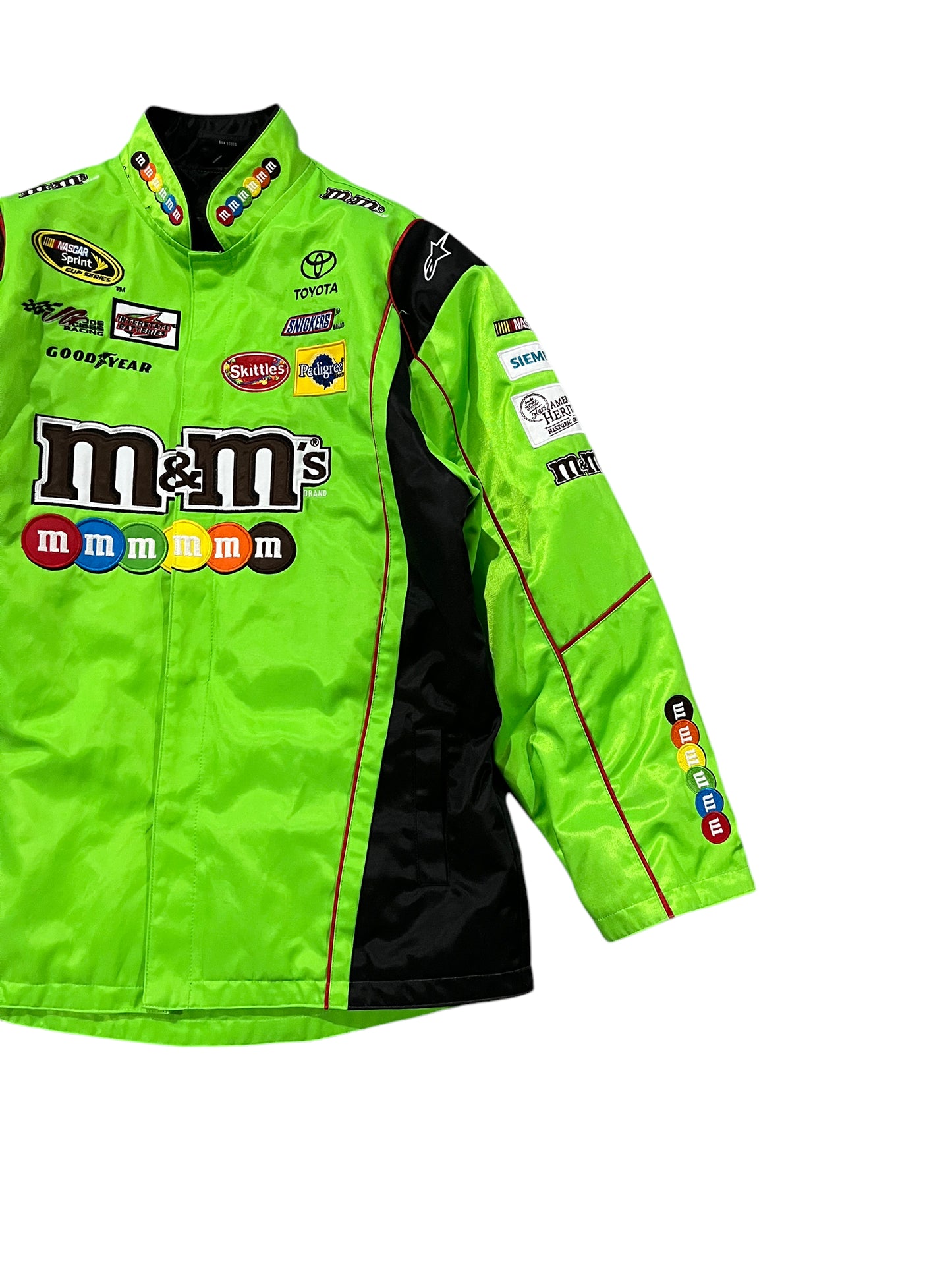 Vintage Chase Nascar M&M's Racing Jacket