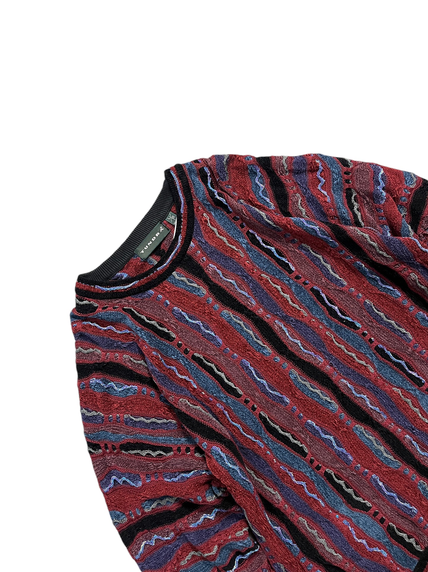 Vintage Tundra 3d Knit Sweater