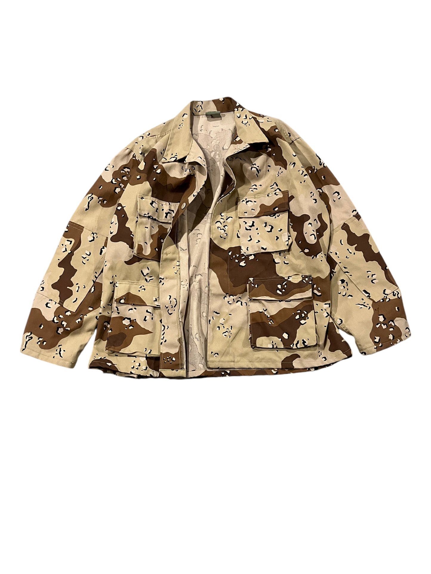 Vintage Military Camo Coat Jacket