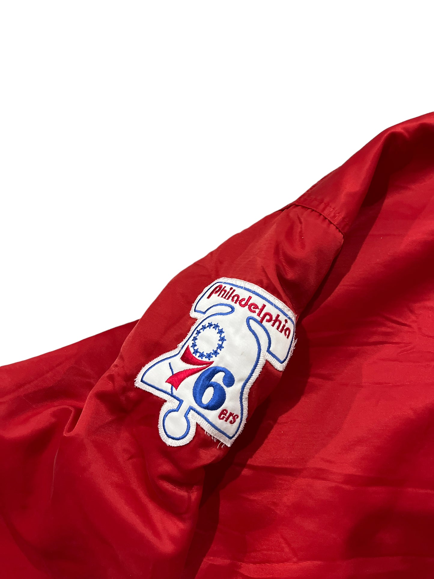 Vintage Hardwood Classics Philadelphia 76ers Satin Jacket