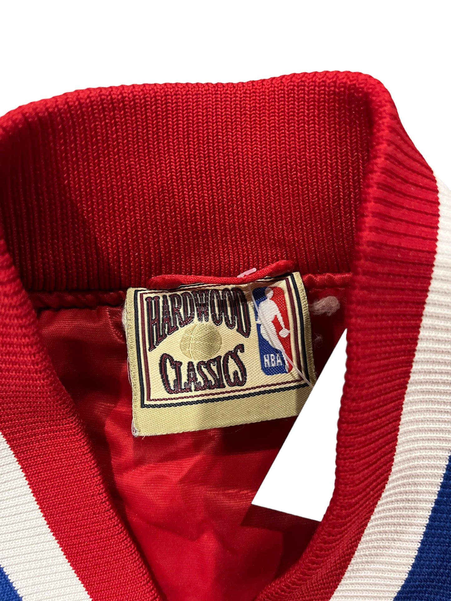 Vintage Hardwood Classics Philadelphia 76ers Satin Jacket