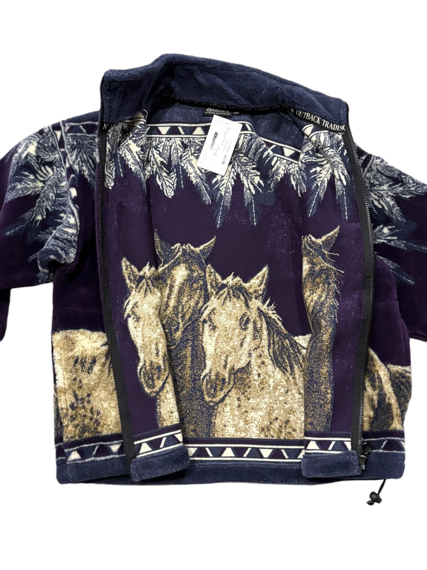 Vintage Outback Horse Fleece Jacket