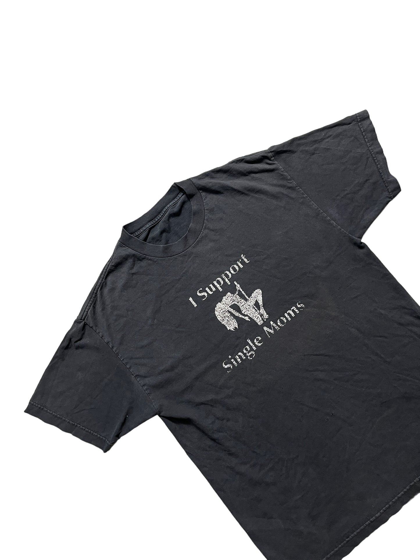 Vintage "I Support Single Moms" Tee