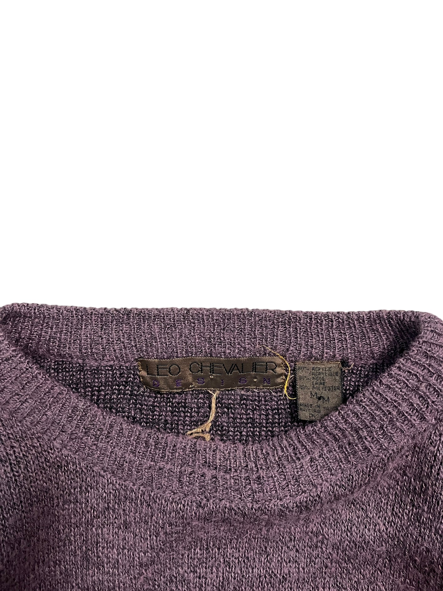 Vintage Leo Chevalier Knit Sweater