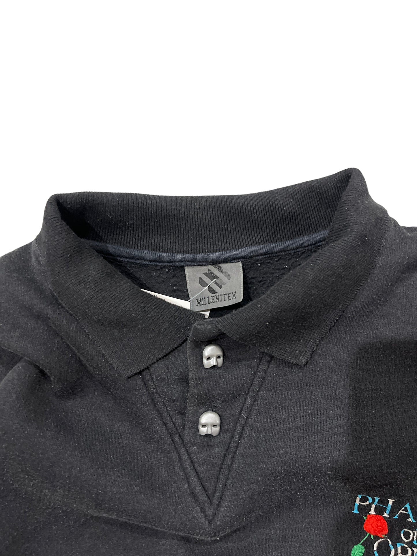 Vintage Phantom Of The Opera Button Up Sweater
