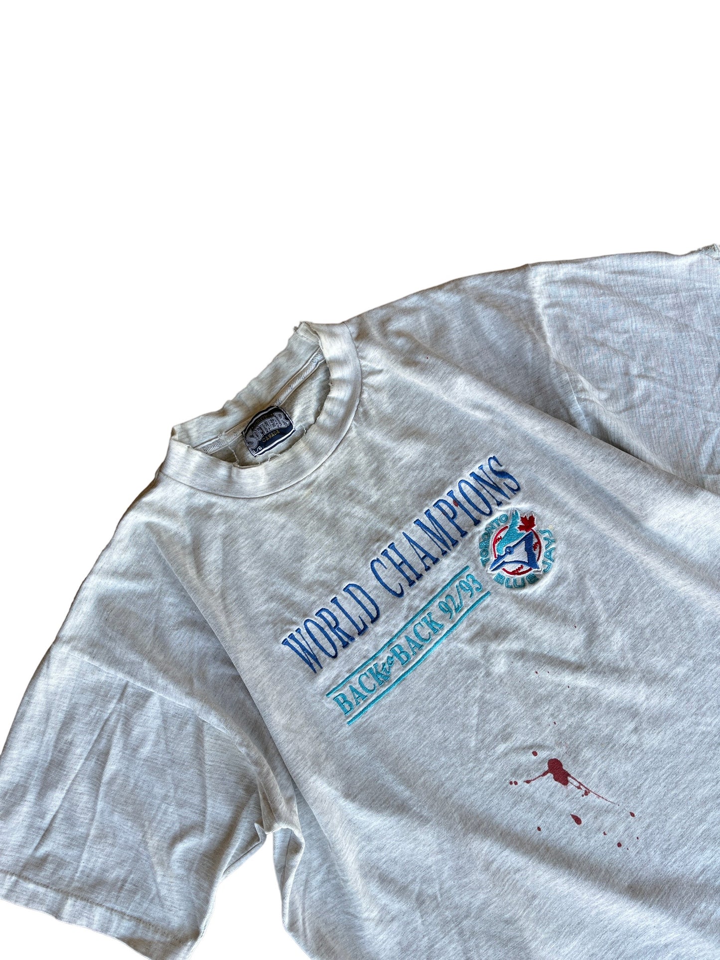 Vintage Softwear Athletics Blue Jays 1992-1993 World Champions Tee