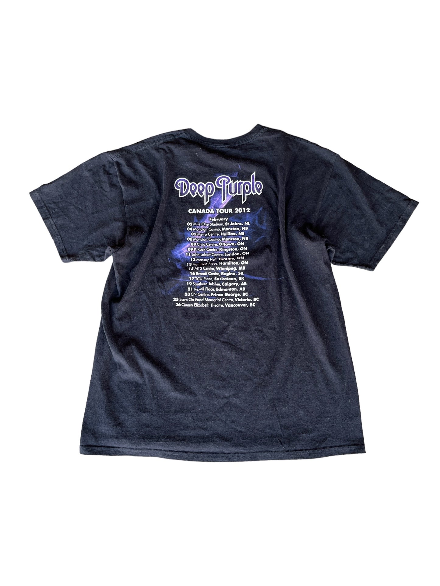 2012 Deep Purple Canada Tour Tee