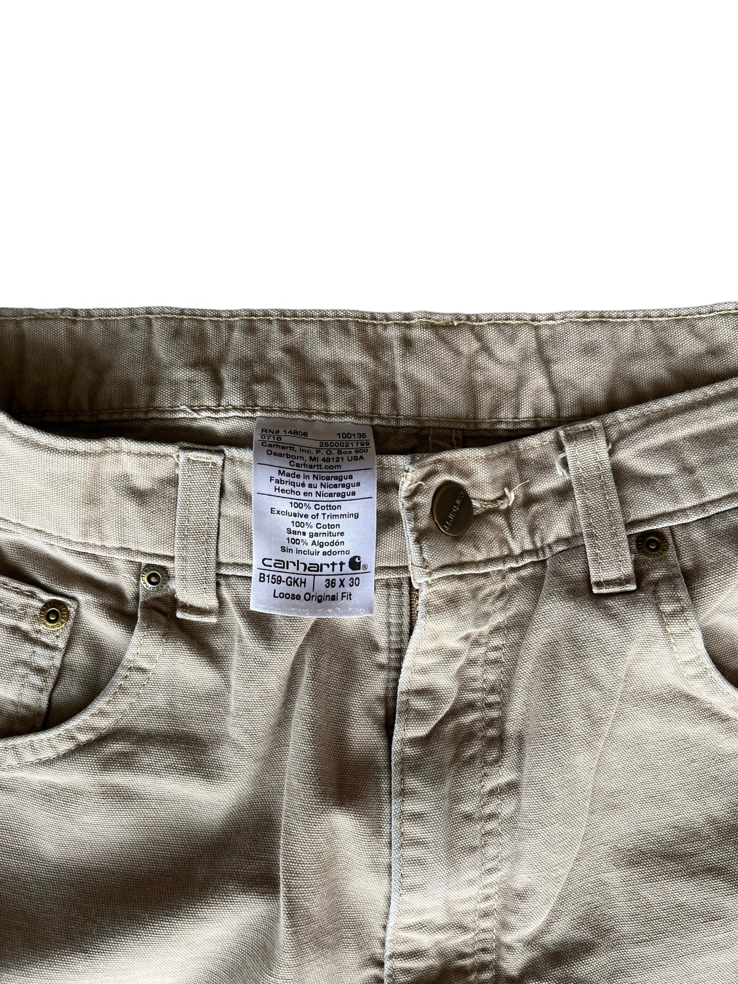 Vintage Carhartt Relaxed Pants - Tan
