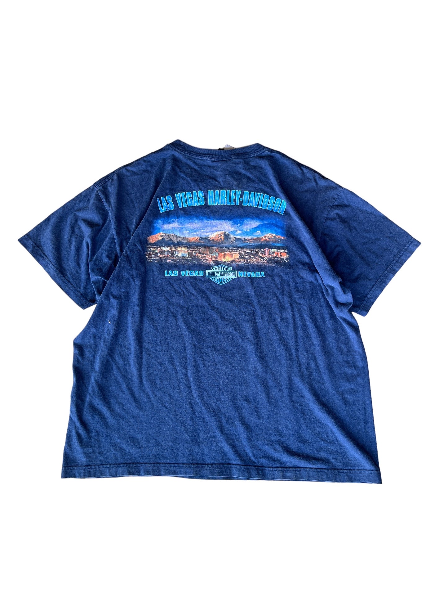 Vintage Las Vegas Harley Davidson Lightning Eagle Tee