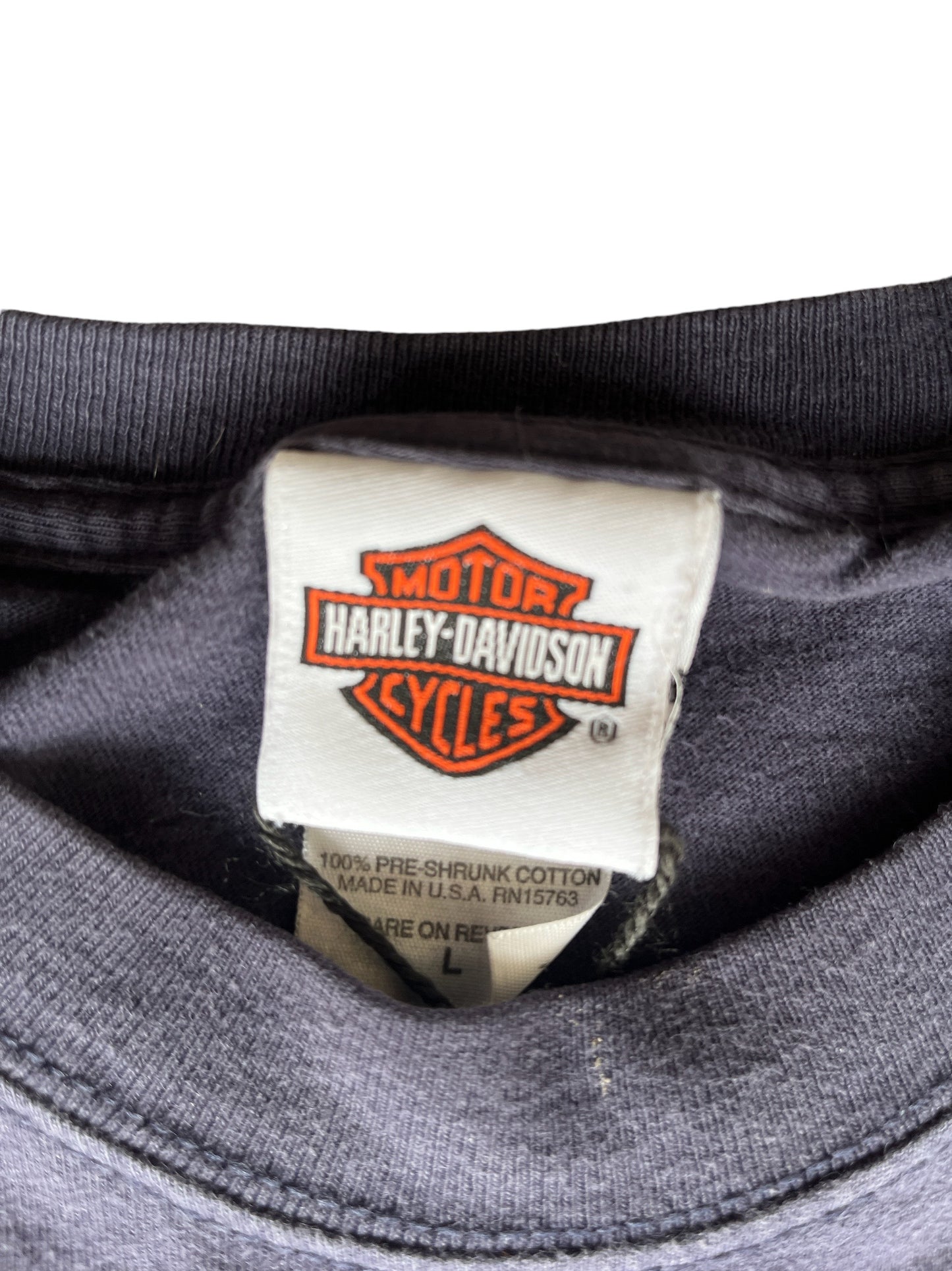 Vintage Harley Davidson Flames Long Sleeves