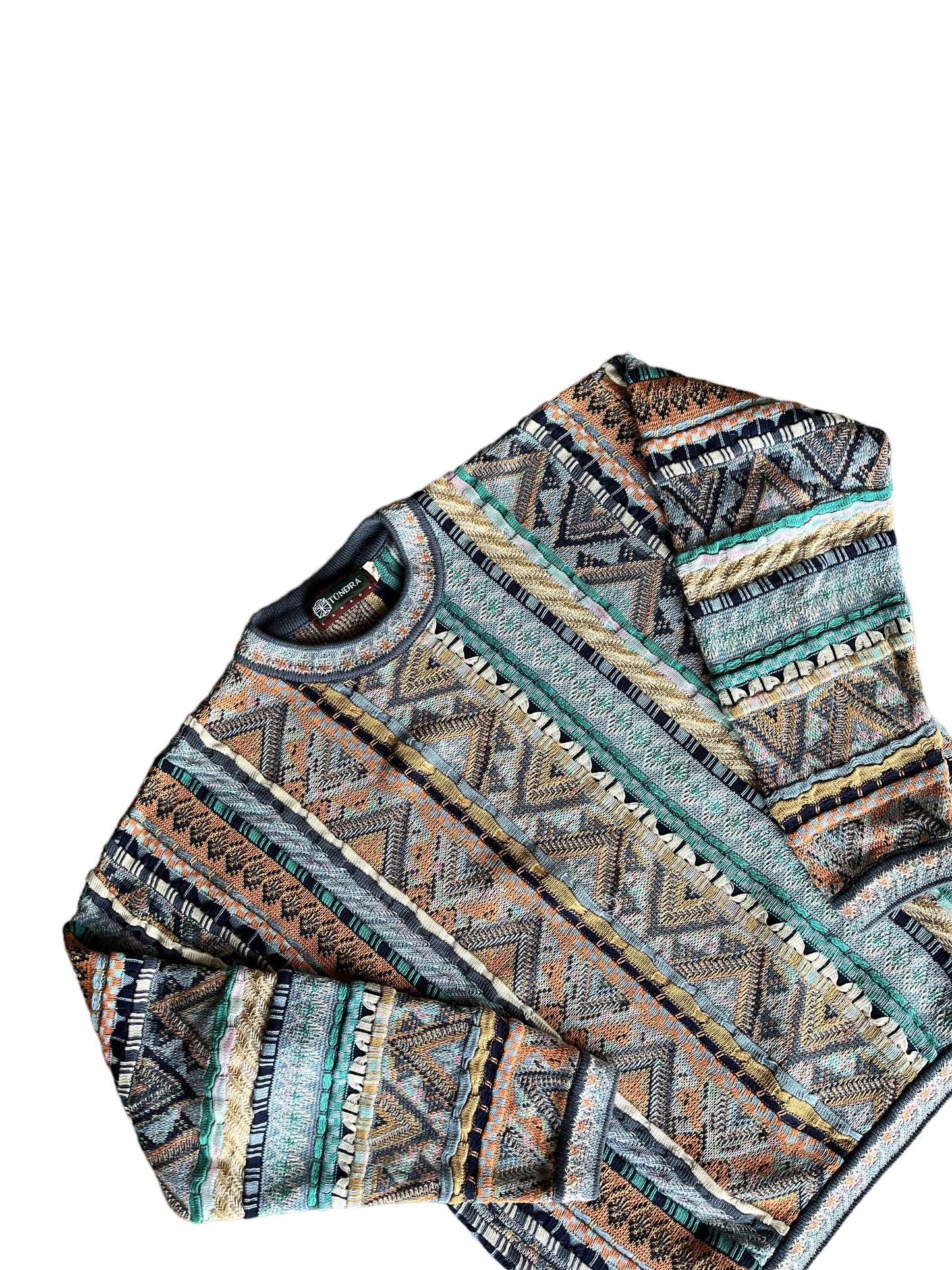 Vintage Tundra 3d Knit Sweater