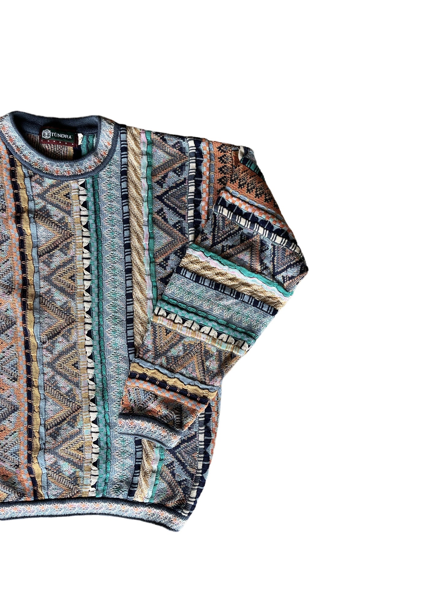 Vintage Tundra 3d Knit Sweater