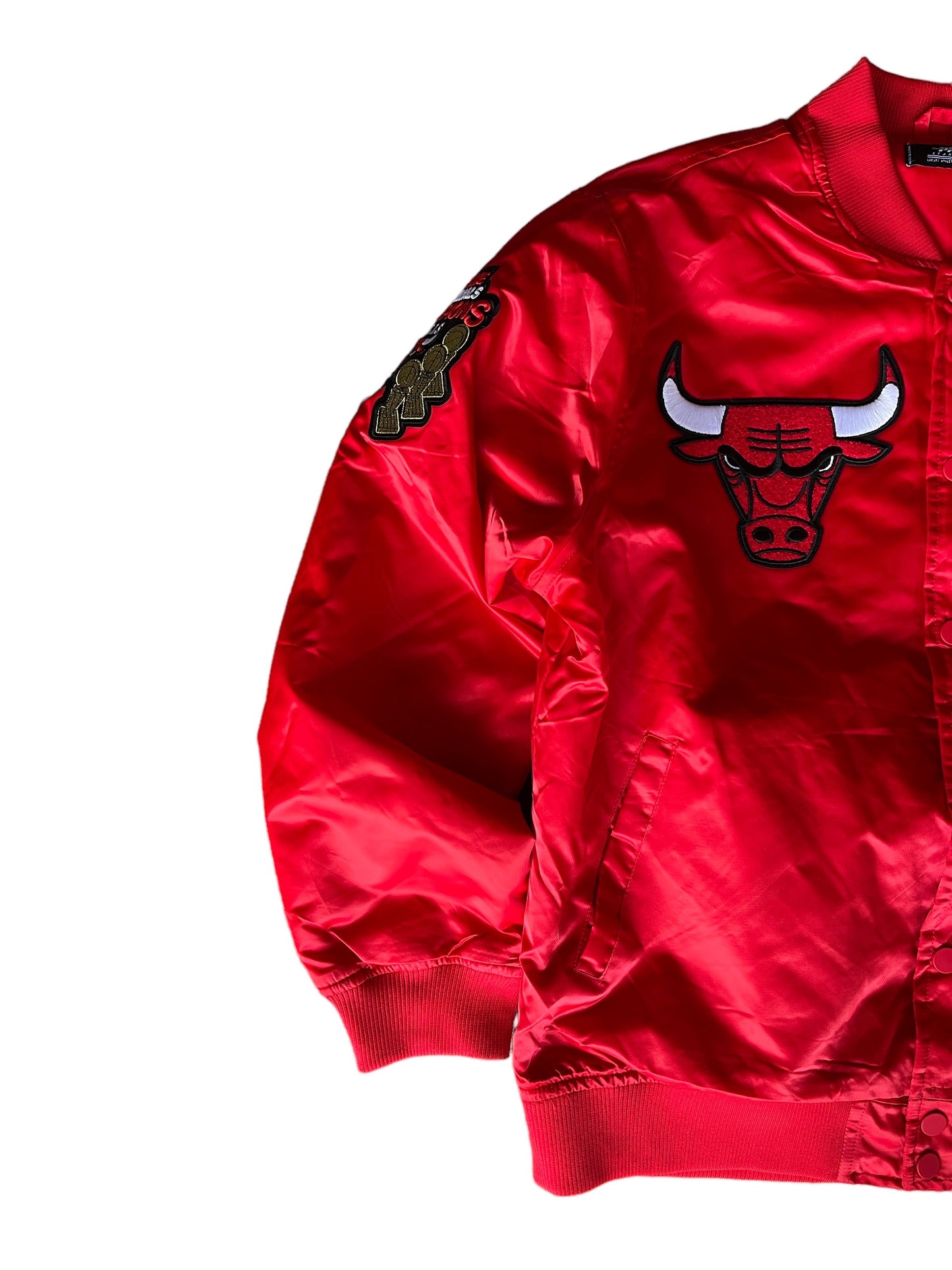 Pro Standard Chicago Bulls Satin Varsity Jacket