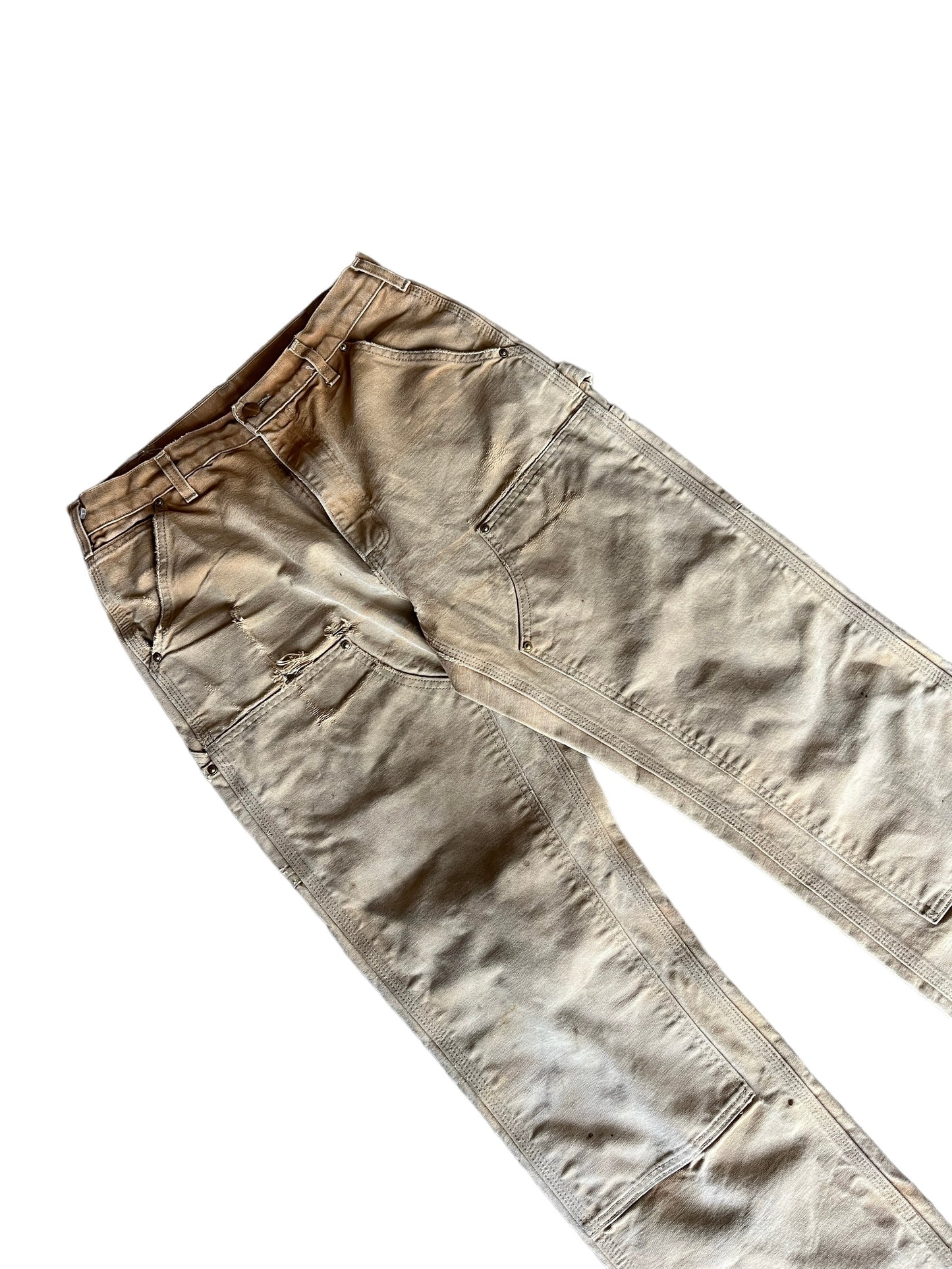 Vintage Carhartt Double Knee Canvas Pants - Sand