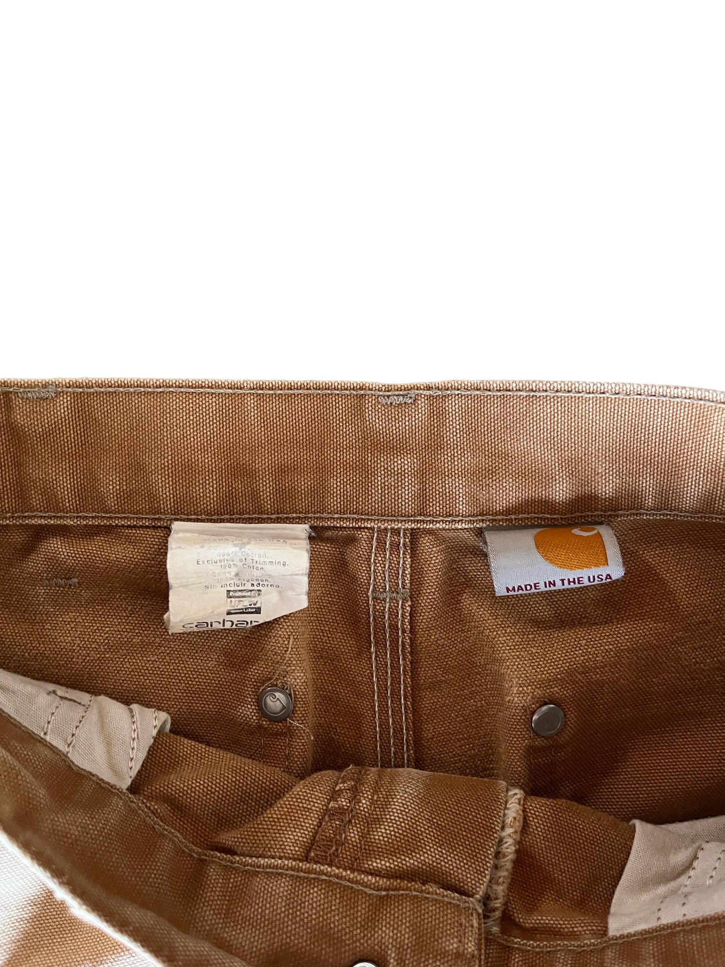 Vintage Carhartt Double Knee Canvas Pants - Sand