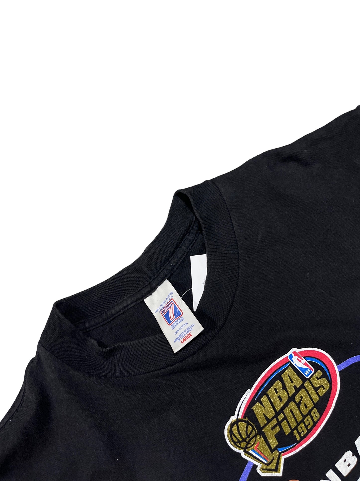 Vintage Logo 7 Utah Jazz 1998 Western Conference Finals Tee