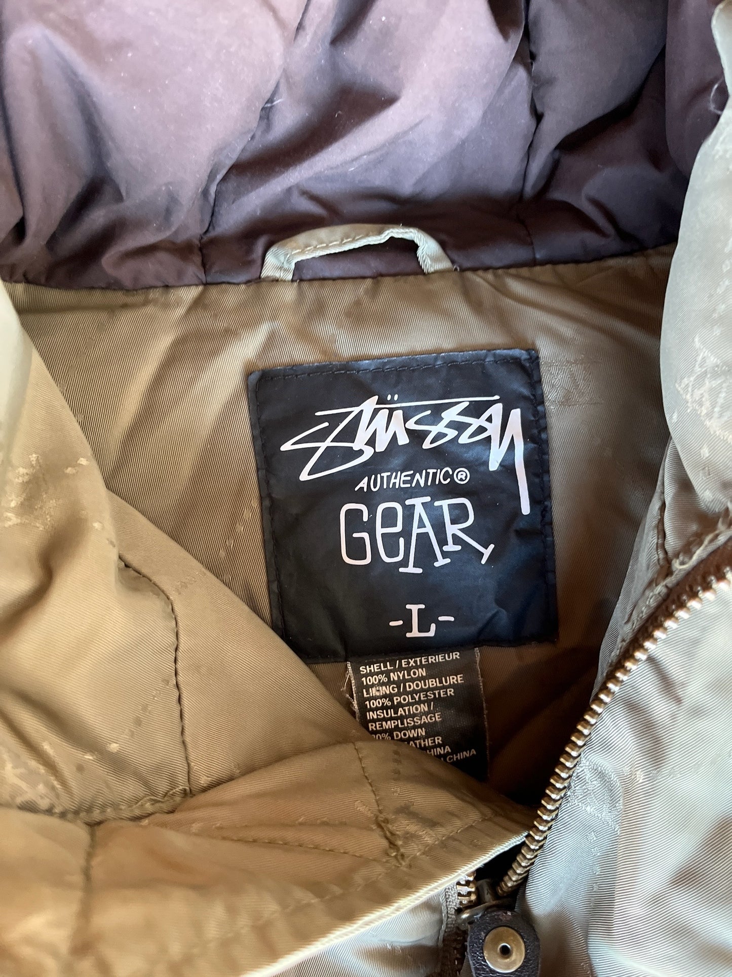 Vintage Stussy Down Snorkel Jacket