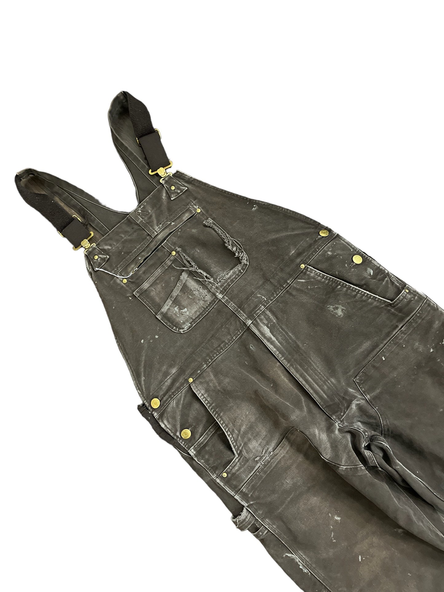 Vintage Carhartt Double Knee Overalls Brown