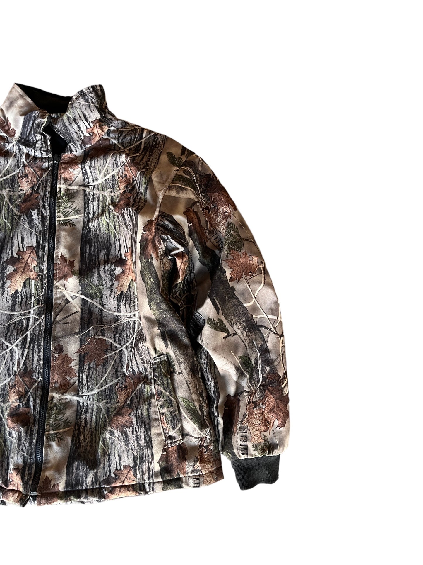 Vintage Camo Tree Puffer Jacket