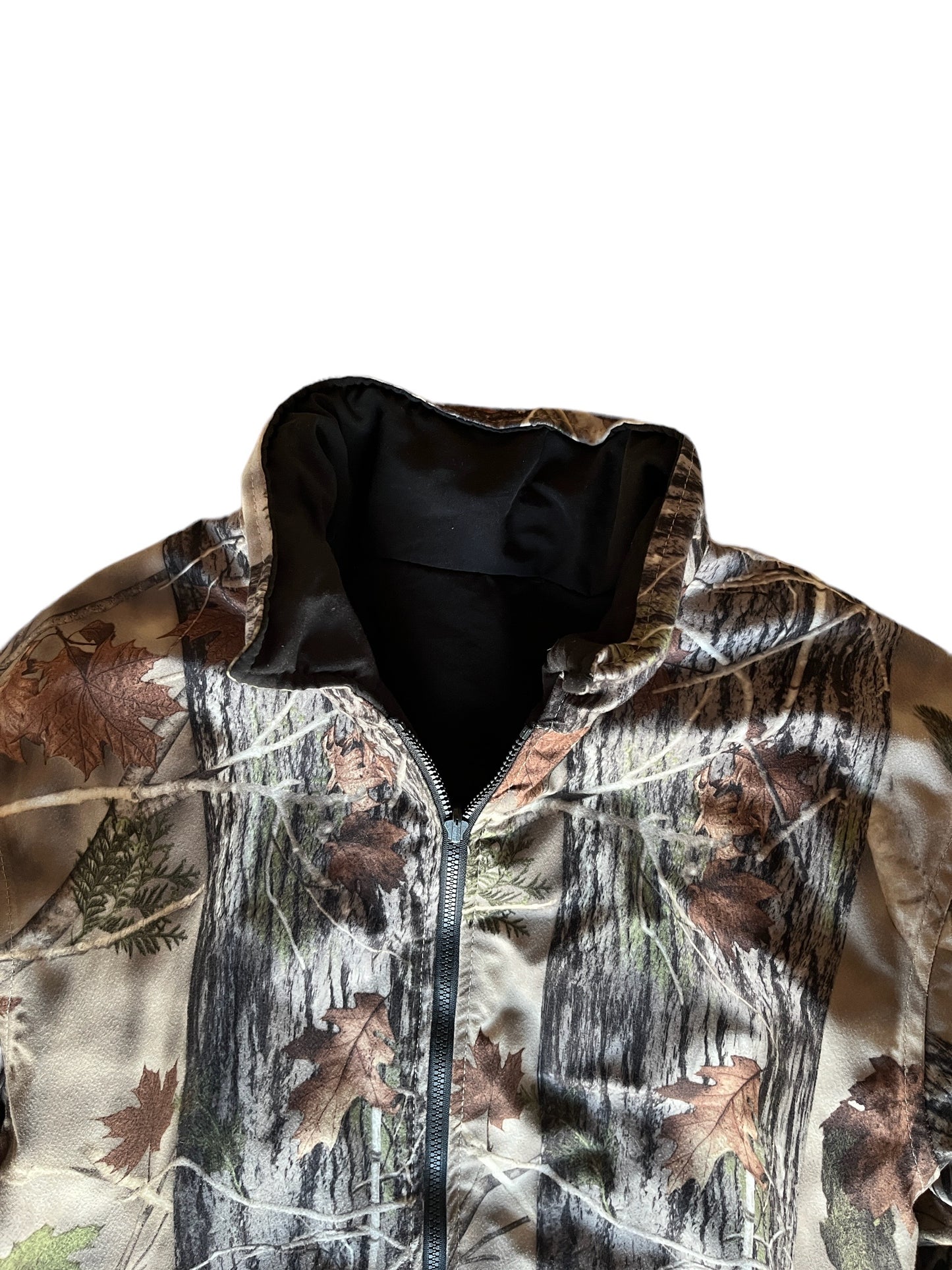 Vintage Camo Tree Puffer Jacket
