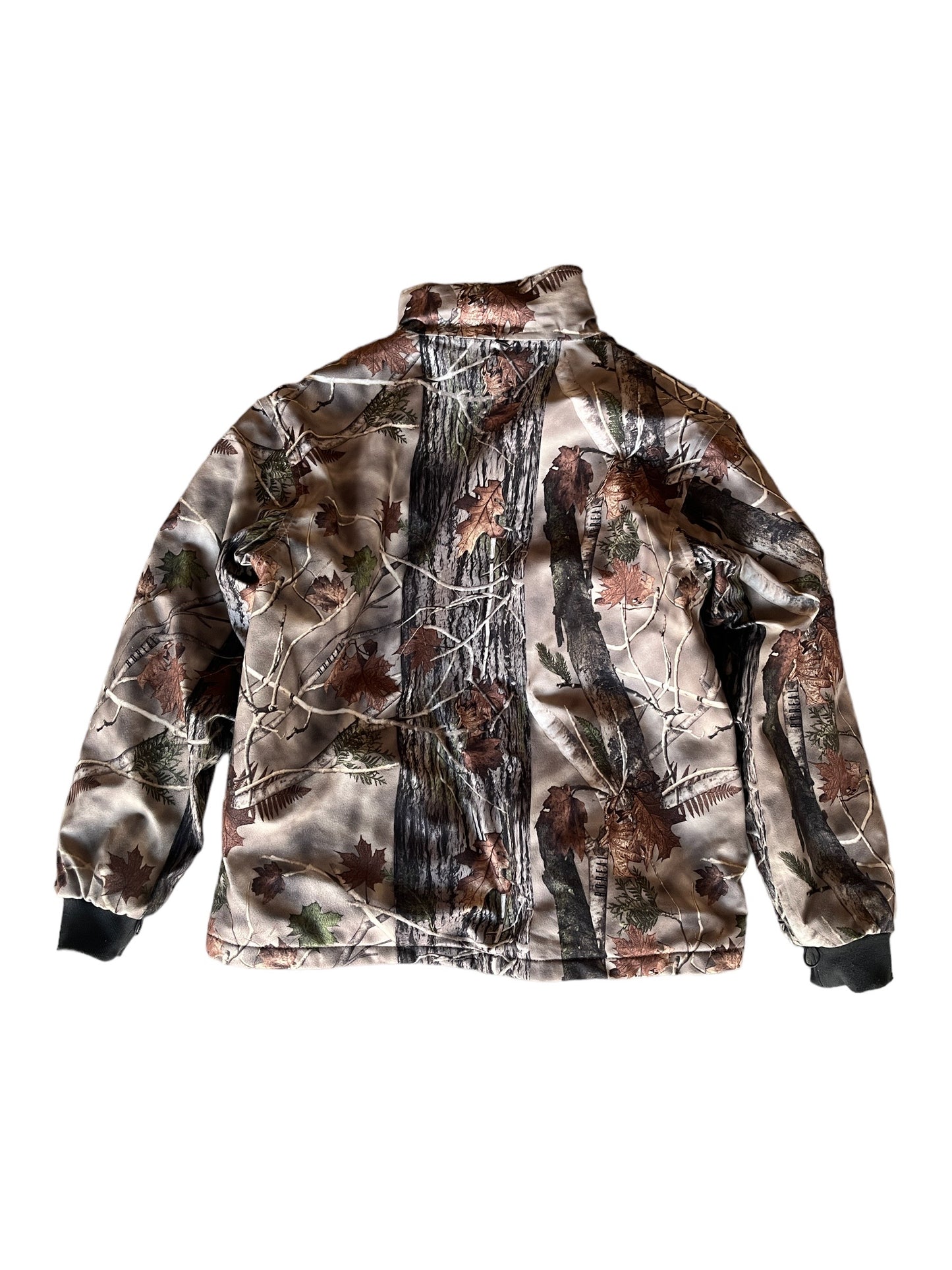 Vintage Camo Tree Puffer Jacket