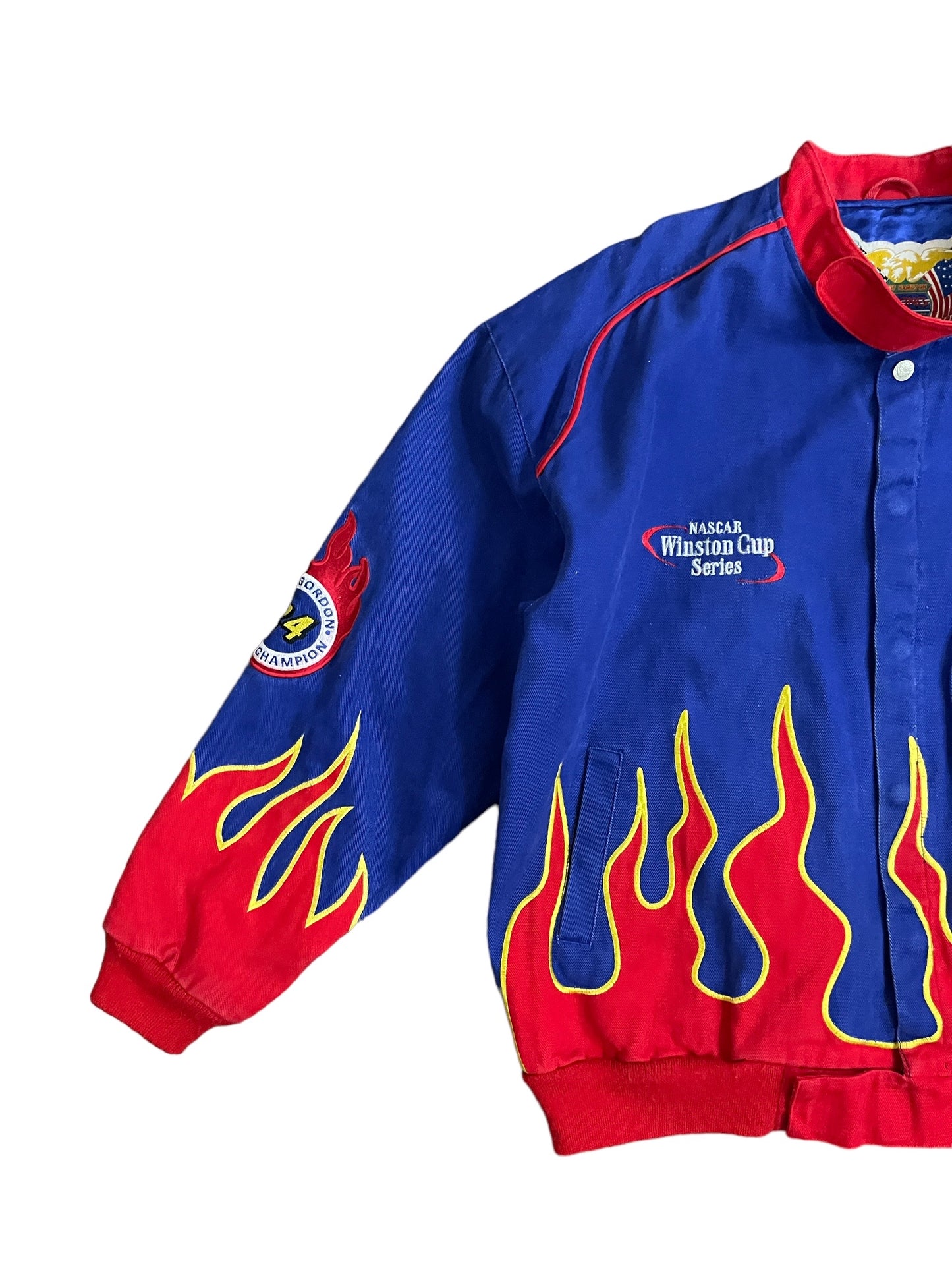 Vintage Nascar Winston Cup Series "Jeff Gordon" by Jeff Hamilton Racing Jacket