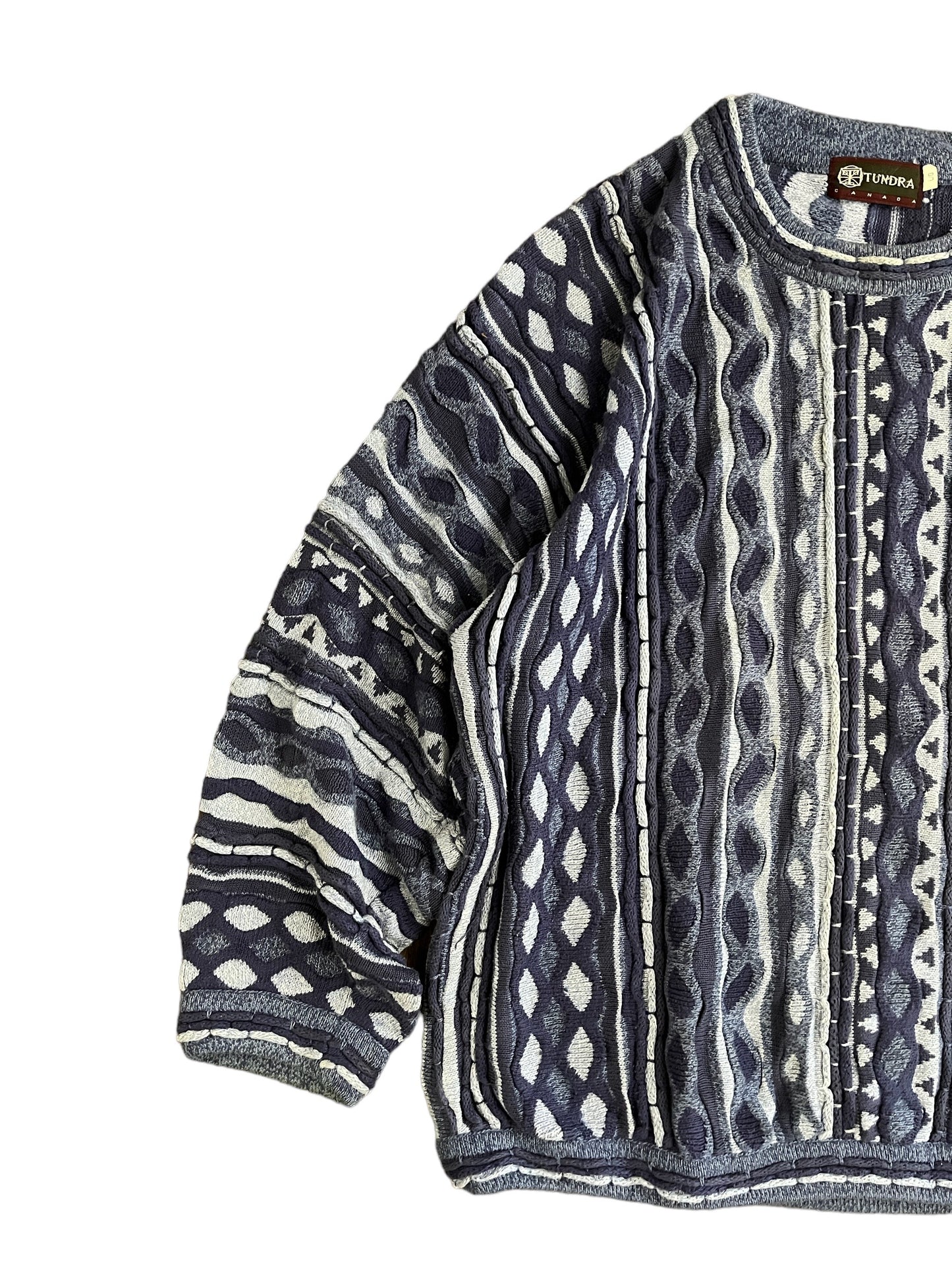 Vintage Tundra 3d Knit Sweater