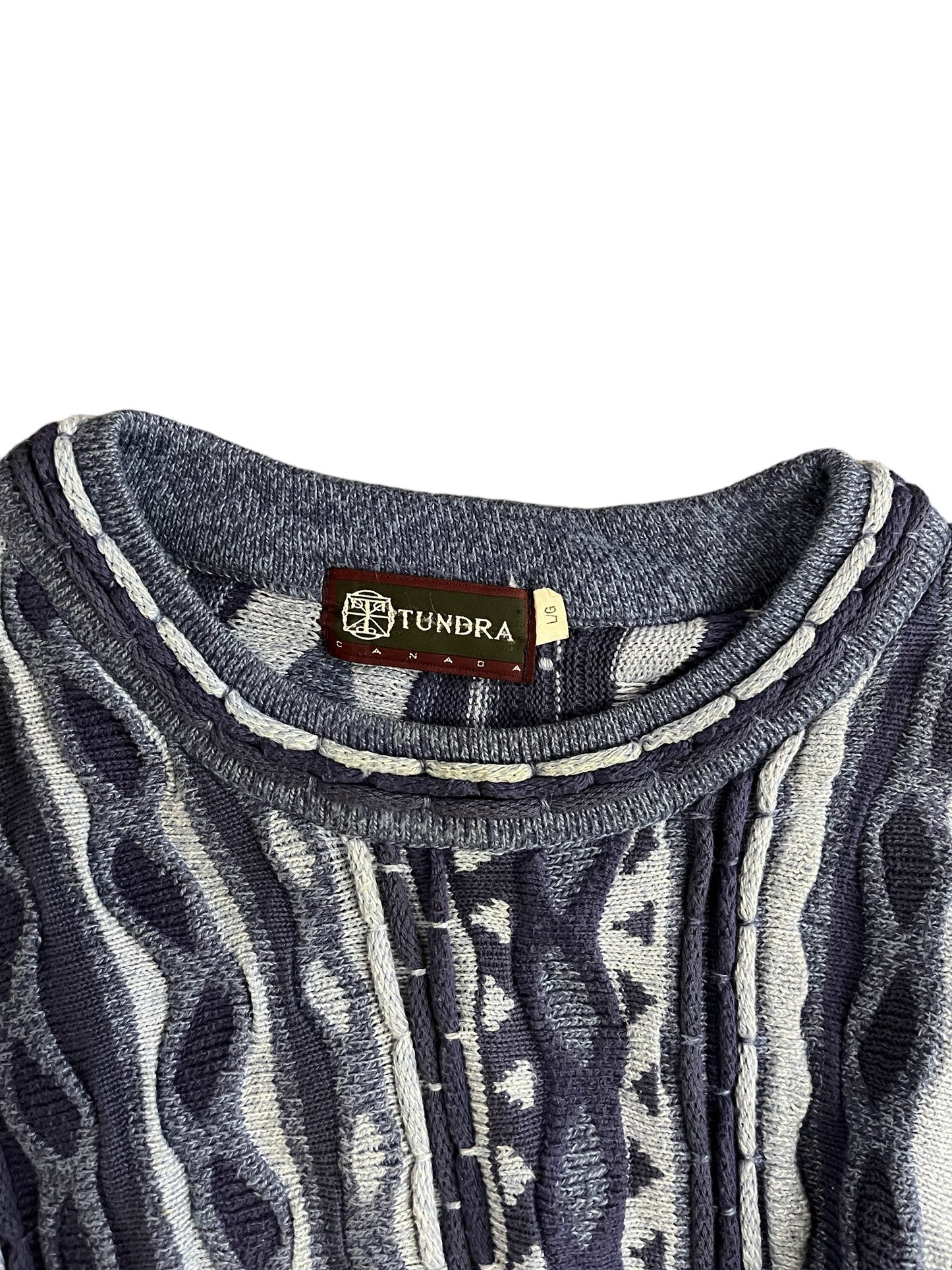 Vintage Tundra 3d Knit Sweater