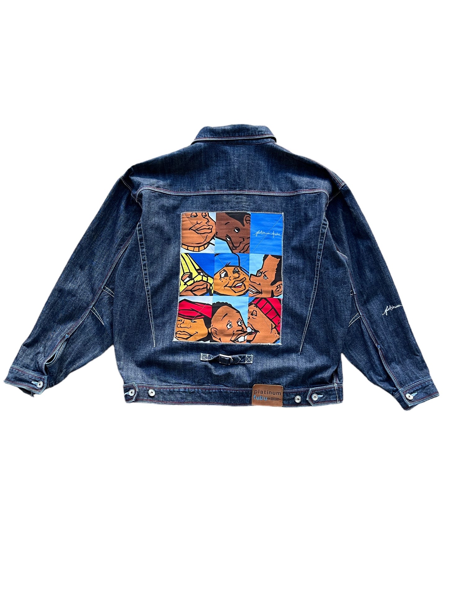 Rare Vintage Platinum Fubu "Fat Albert" Denim Jacket