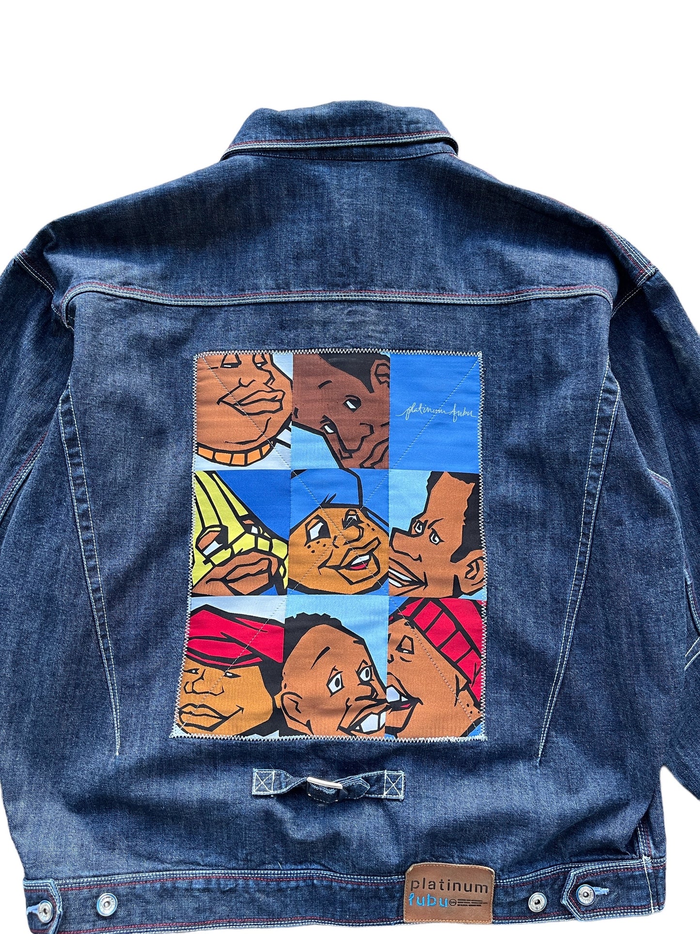 Rare Vintage Platinum Fubu "Fat Albert" Denim Jacket