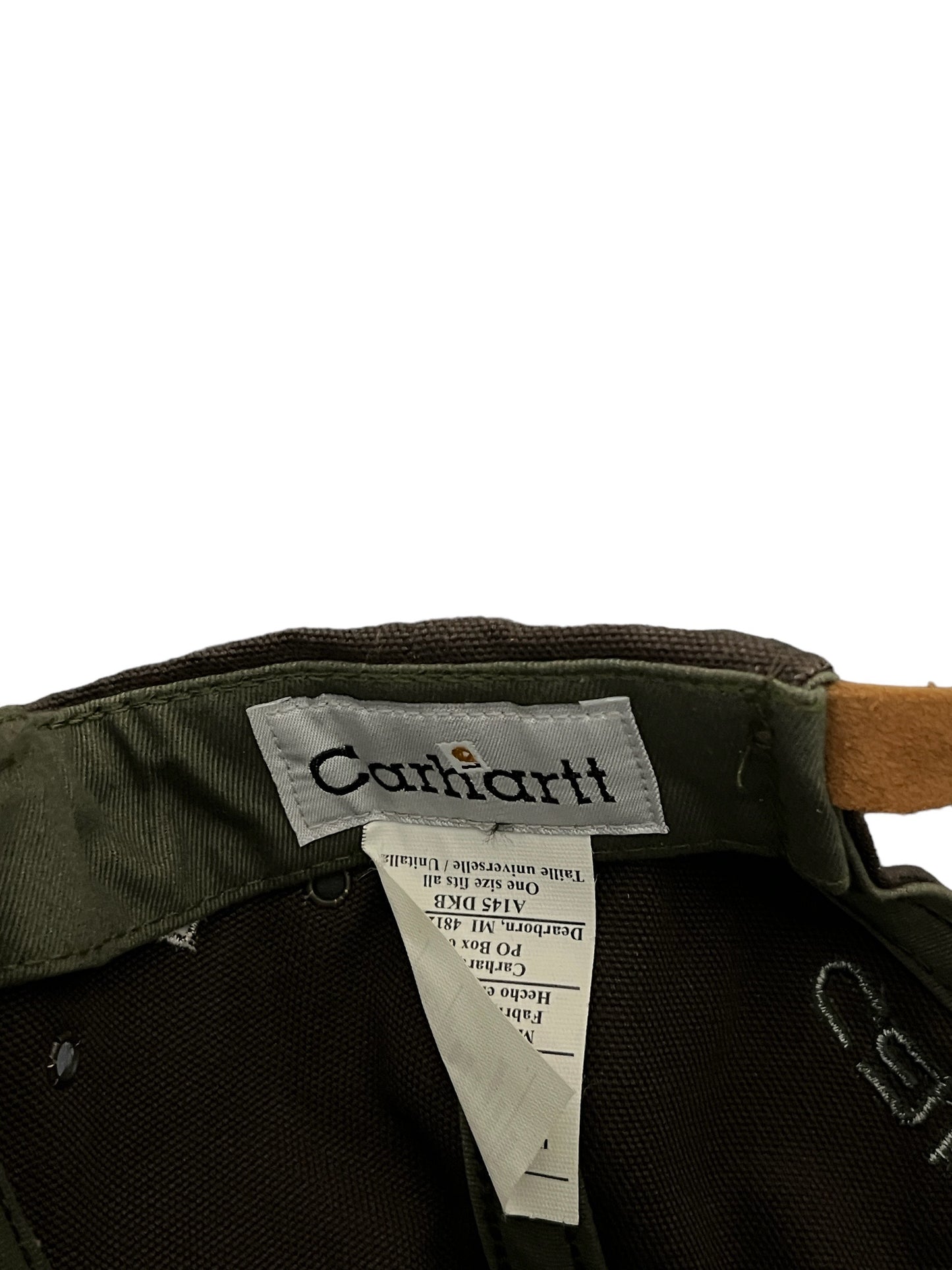 Carhartt Brown Canvas Hat