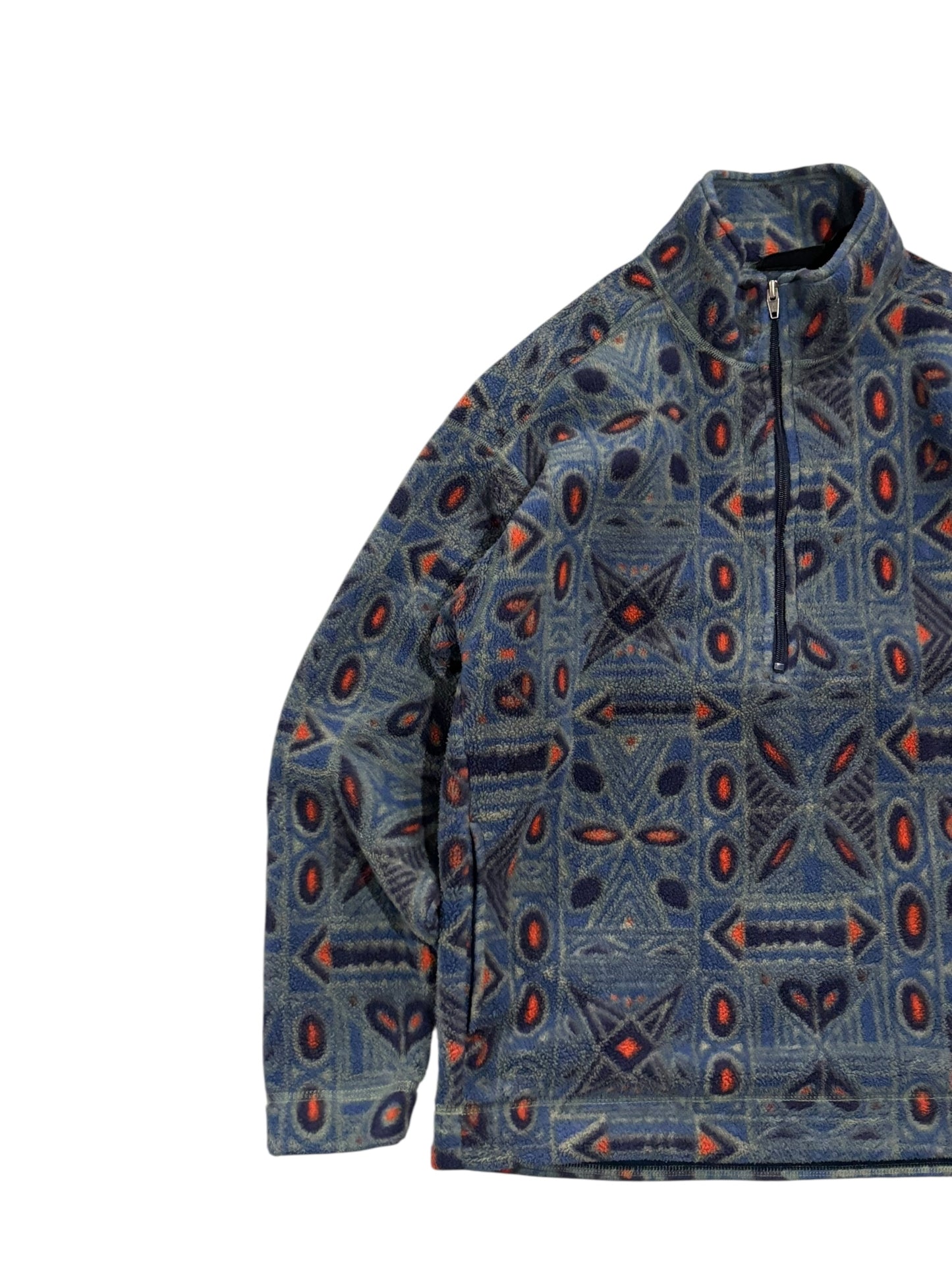 Vintage Patagonia Monogram Fleece Half Zip Jacket