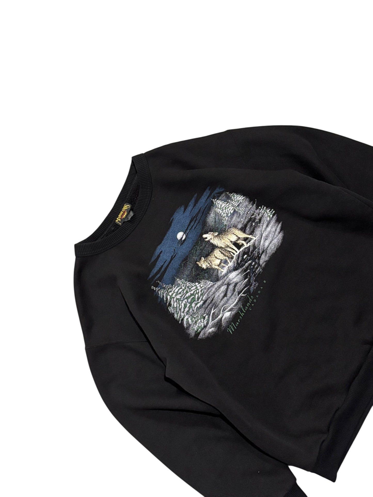 Vintage Marshlands Wolf Sweater