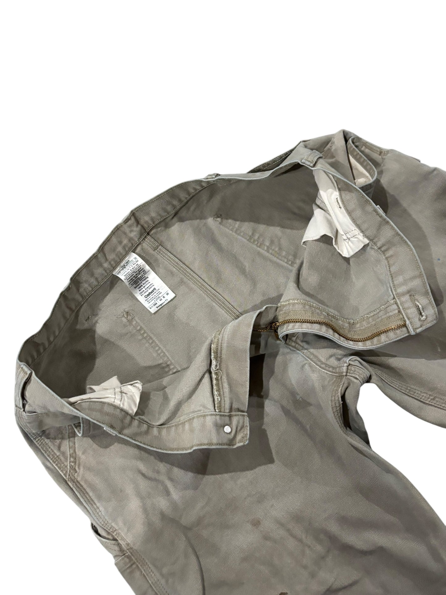 Vintage Carhartt Relaxed Pants Light Grey