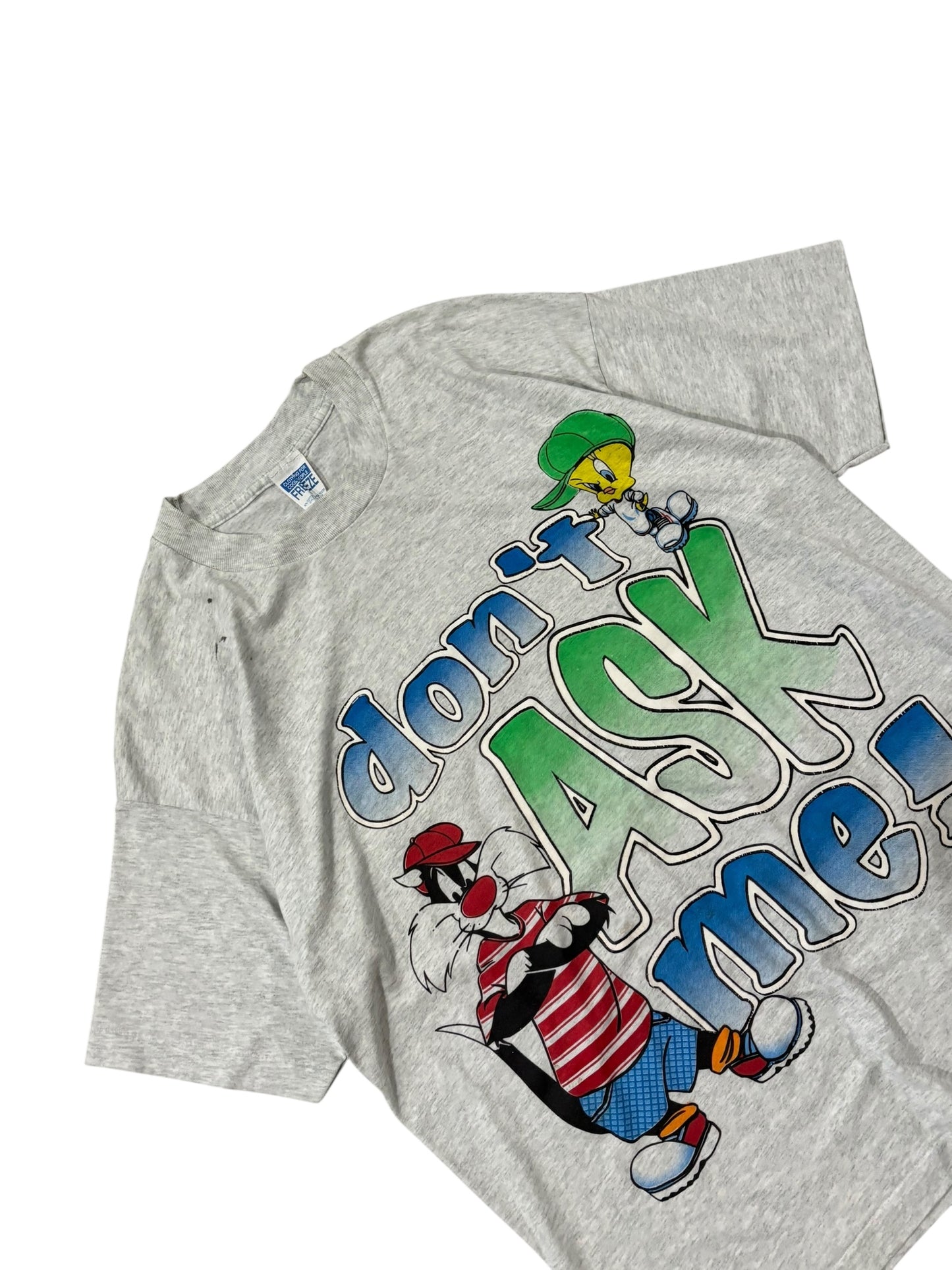 Vintage 90's Sylvester And Tweety Bird "Don't Ask Me" Tee