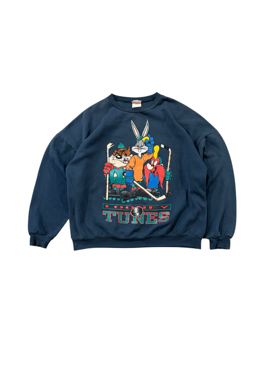 Vintage Looney Tunes Hockey Sweater