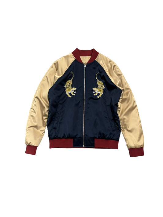 Vintage Originals Tiger Silk Bomber Jacket