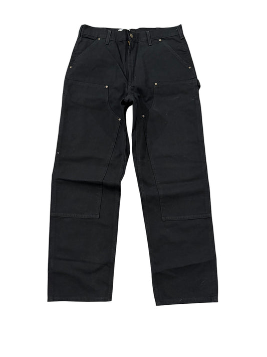 Vintage Y2K Carhartt Double Knee Pants Black