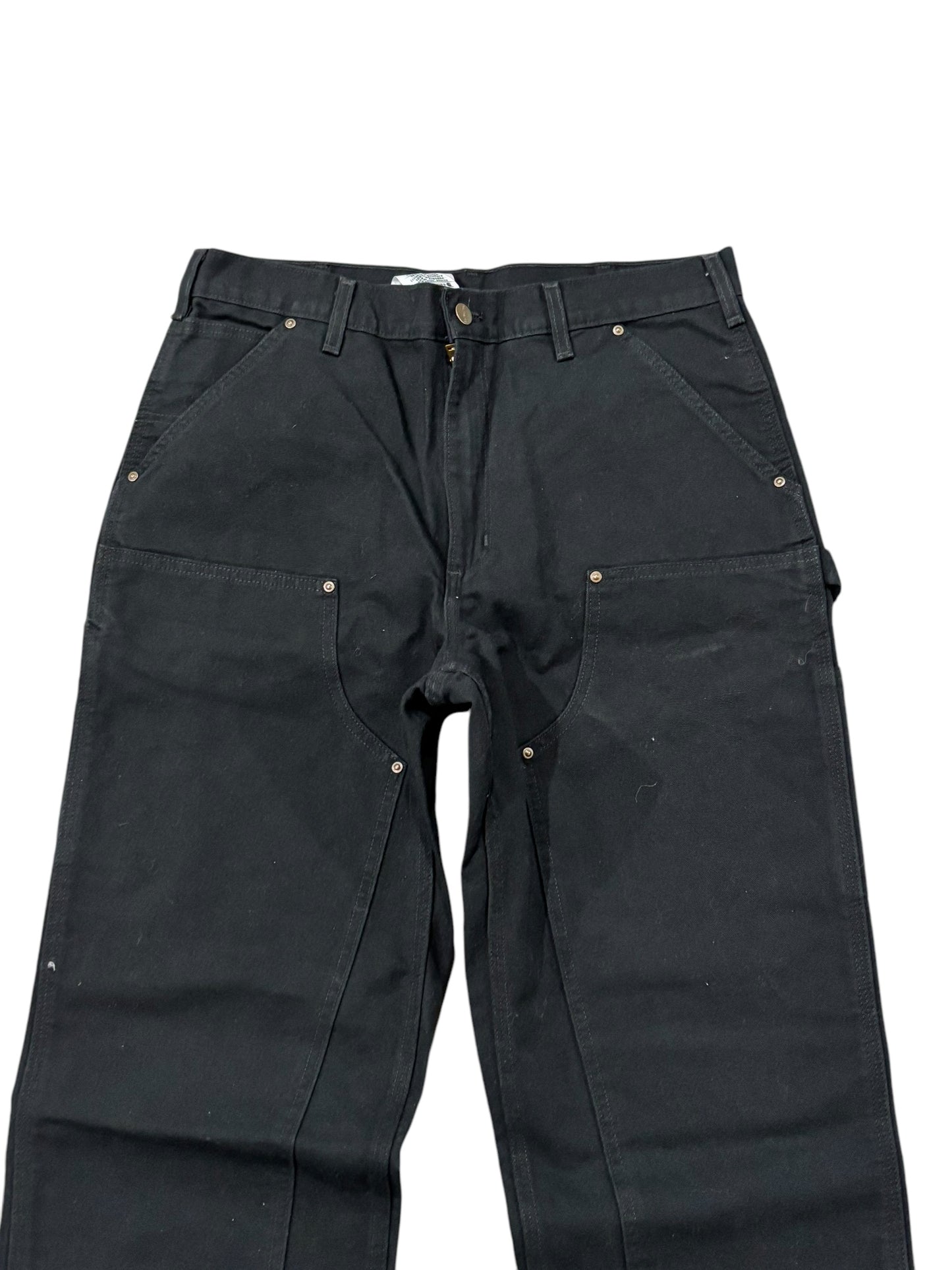 Vintage Y2K Carhartt Double Knee Pants Black